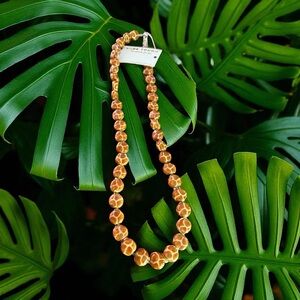 Elegant Giraffe Hand Beaded Necklace